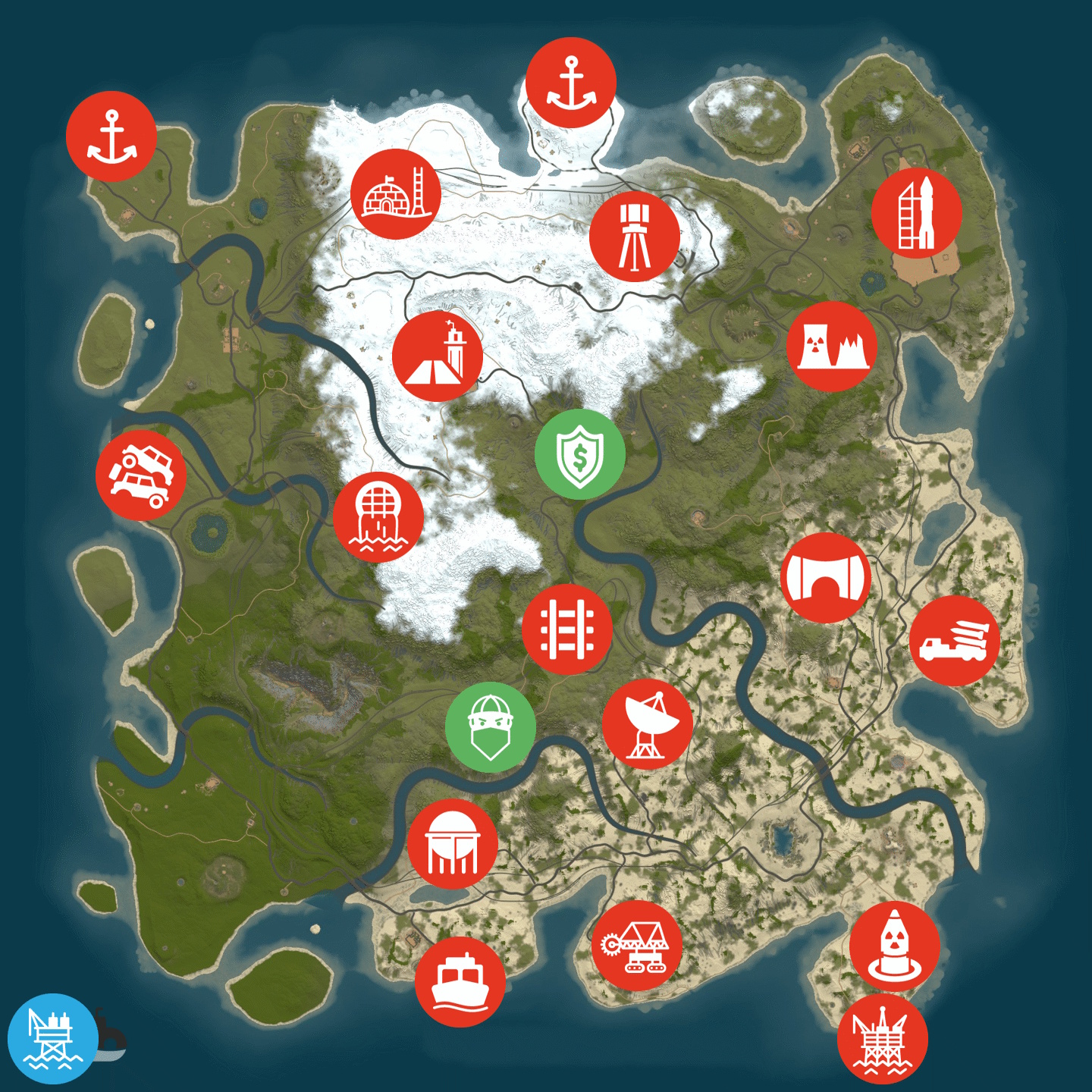 Rust minimap server